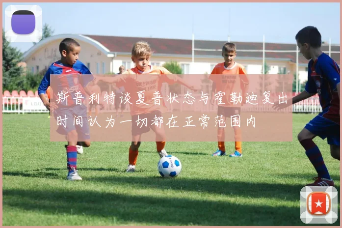 斯普利特谈夏普状态与霍勒迪复出时间认为一切都在正常范围内